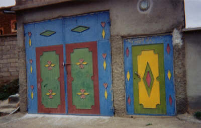 Moroccan front door
