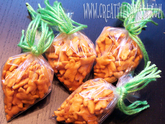 Easter activity - make carrot treats