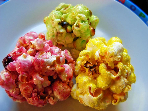 jello popcorn balls