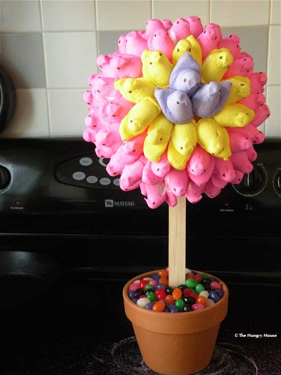 How to make an Easter centerpiece from Peeps
