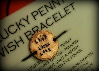 Lucky penny hemp bracelet