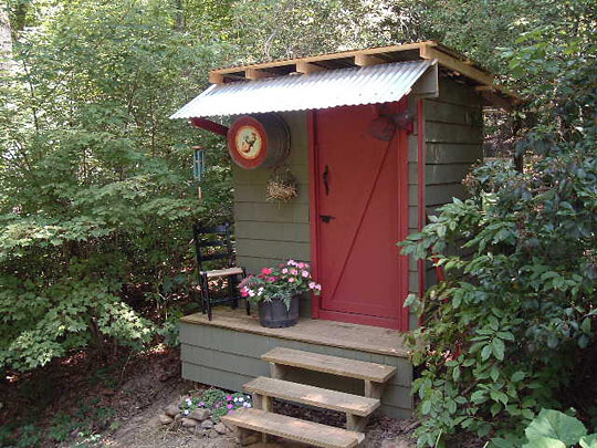 chicken coop with porch and steps