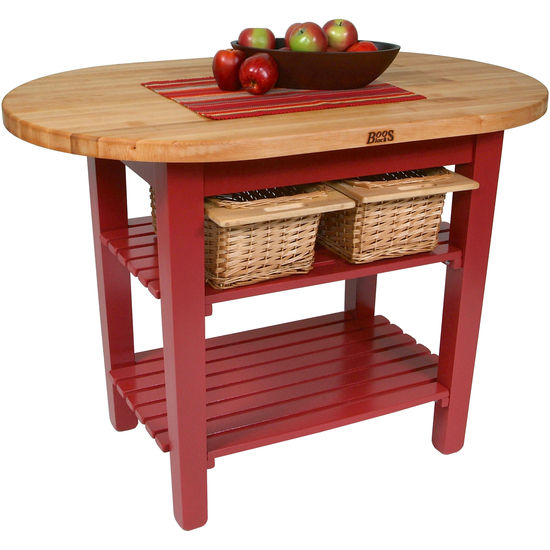 Red kitchen cart