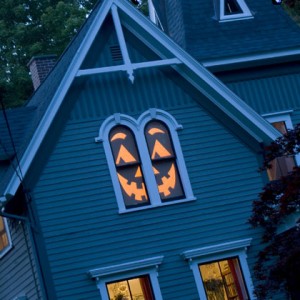Make a house-o-lantern for Halloween