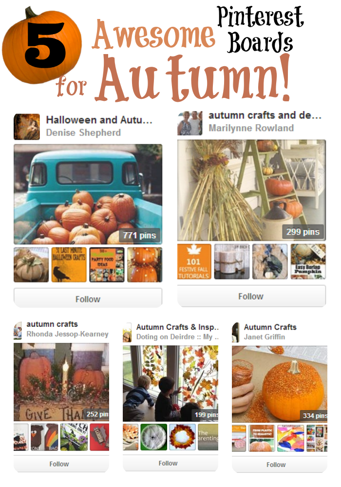 5 awesome Pinterest boards for Autumn