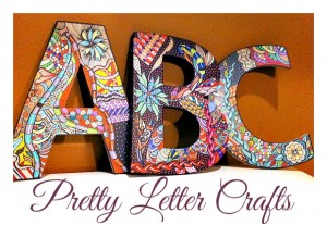 Oodles of super cute crafts made from those Hobby Lobby letters via www.Momcaster.com.