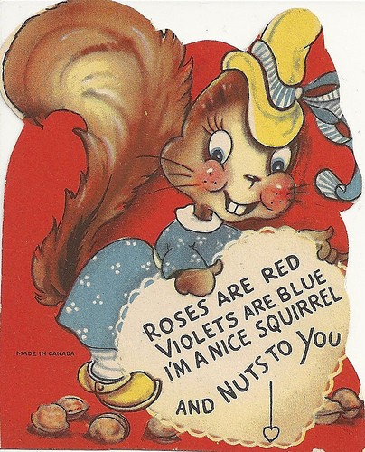 Vintage #Nuts Valentine to download. Get the link at www.Momcaster.com #TheNutJob