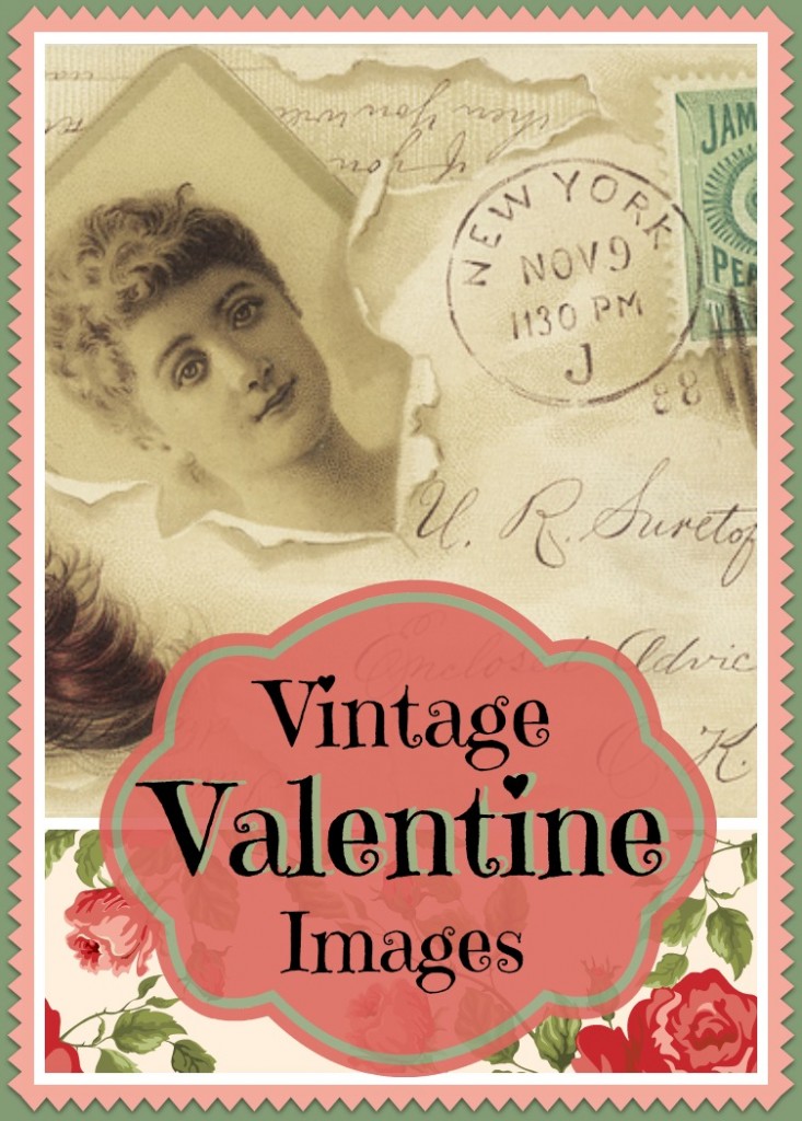 Free vintage Valentine images at www.Momcaster.com