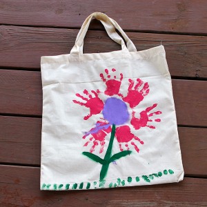 Handprint Flower Bag Picture