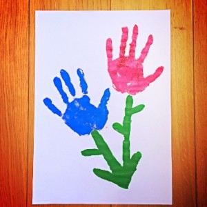 Handprint Flower Card Image