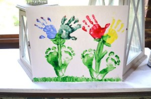 Picture of Handprint Footprint Flowers