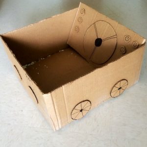Cardboard Box Car