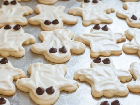 Ghost Sugar Cookies