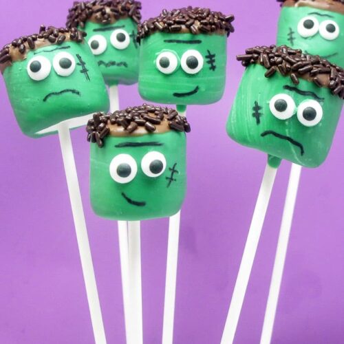 Halloween Marshmallow Pops