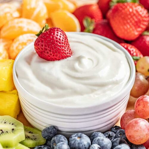 Fruit Dip with Marshmallow Fluff