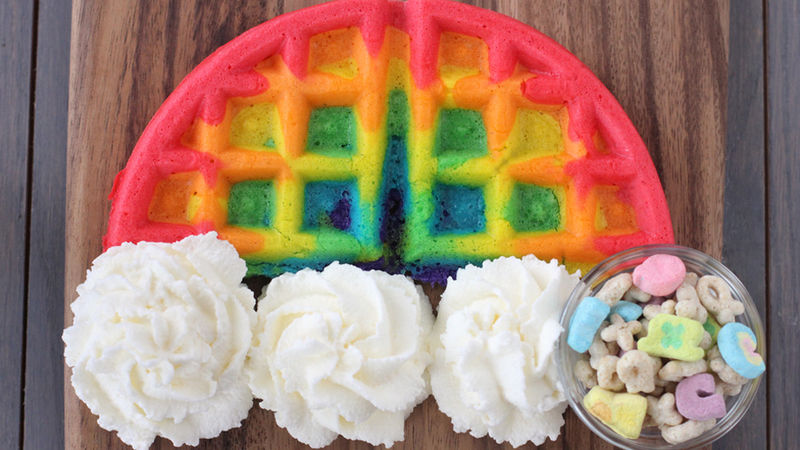 Colored Waffles